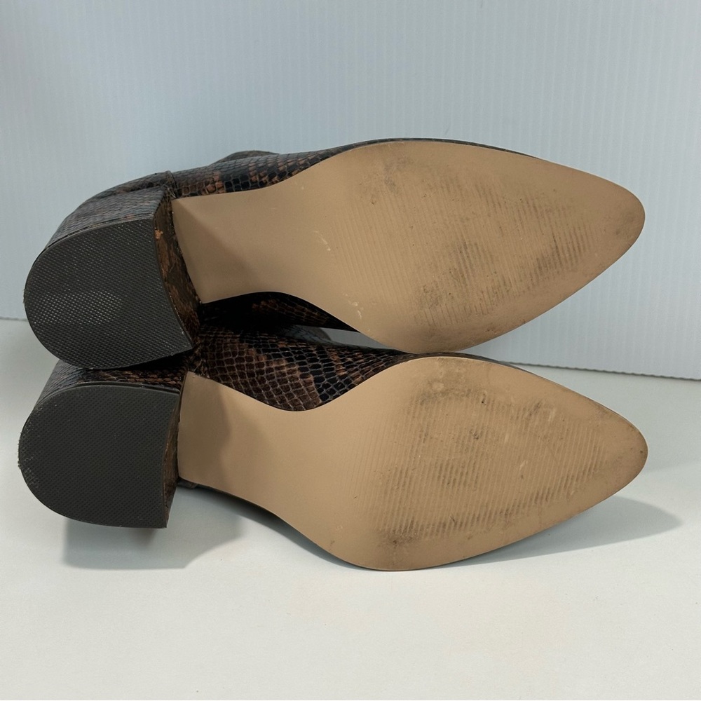 Steve Madden Reptile Print Julian Ankle Pointy Br… - image 6